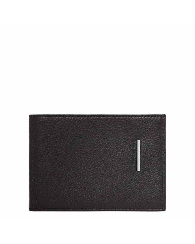 PIQUADRO - Portafoglio Uomo in Pelle con Portamonete - Nero - Modus - PU257MO/N