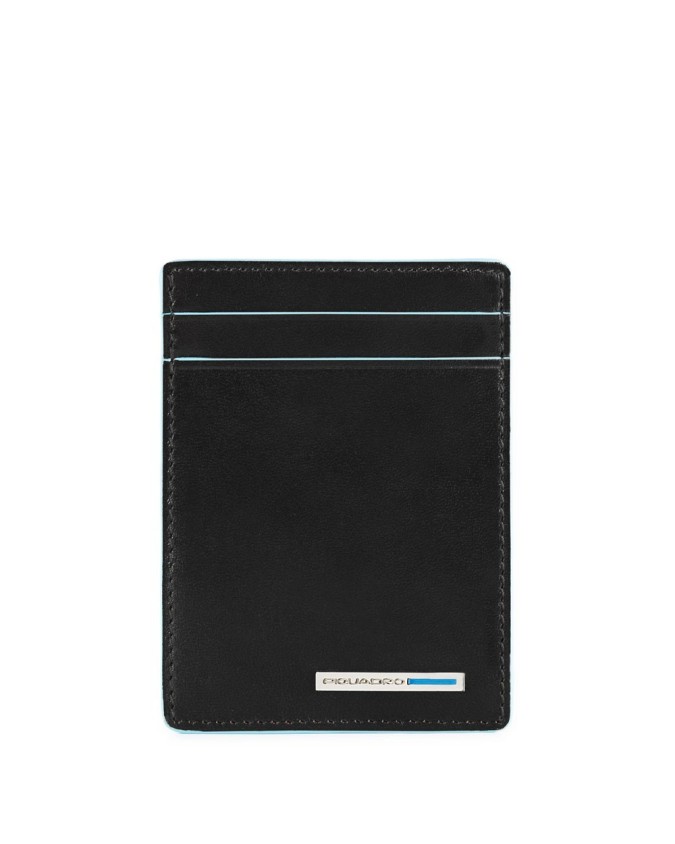 PIQUADRO - Porta carte credito,biglietti,ferma soldi - Nero -
