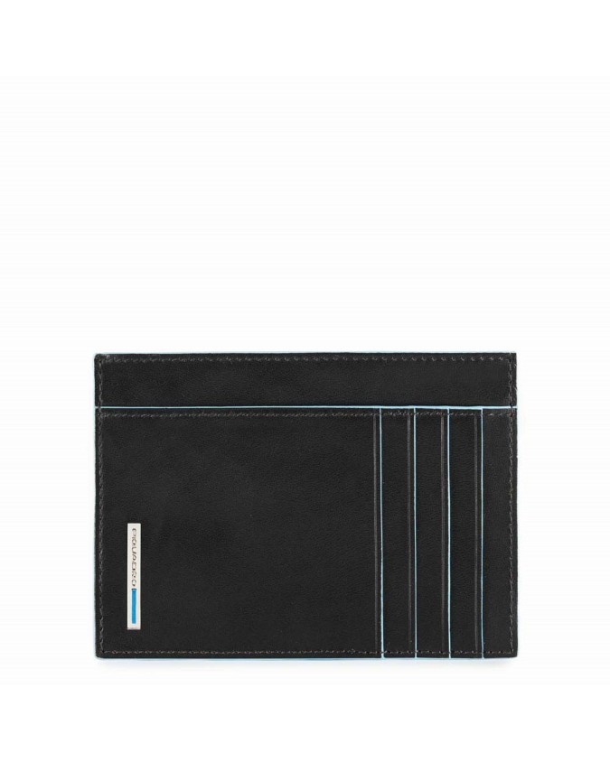 PIQUADRO - Porta carte di credito e biglietti da visita - Nero