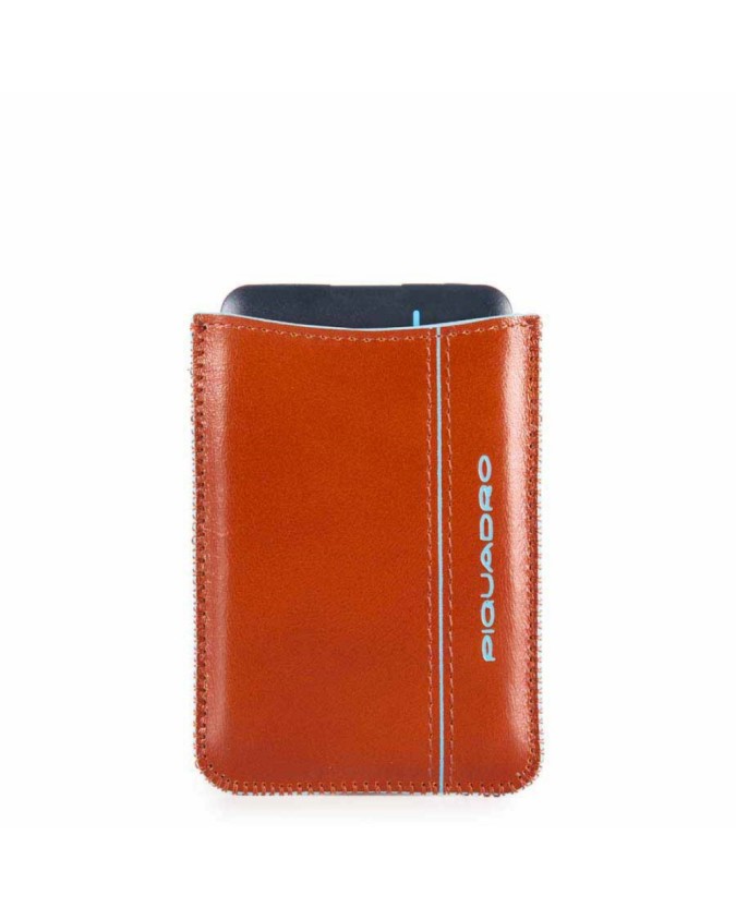 PIQUADRO - Power bank 2500 mAh fin. ABS log PQD bustina pelle -