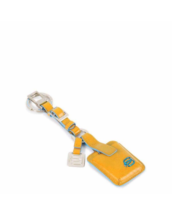 PIQUADRO - Charm con CONNEQU in pelle - Giallo - AC3956B2/G