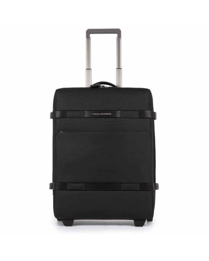 PIQUADRO - Trolley cabin slim 2 ruote in sintetico e tessuto -