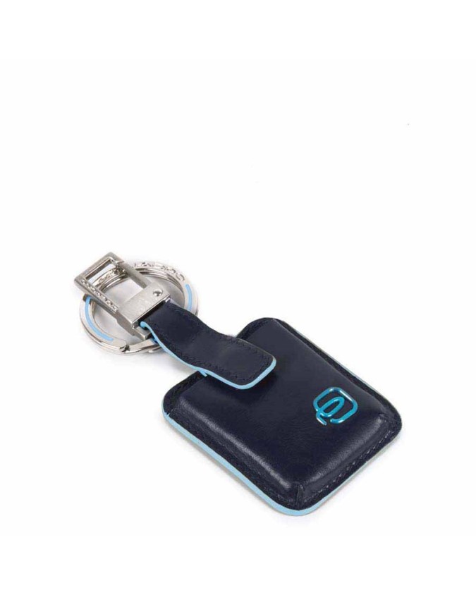 Portachiavi Piquadro - Portachiavi in pelle Blue Square con