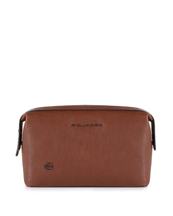 Piquadro - Nécessaire da viaggio in pelle  Black Square