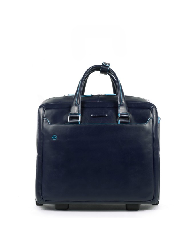 Cartelle con ruote Piquadro - Cartella trolley 2 ruote in pelle