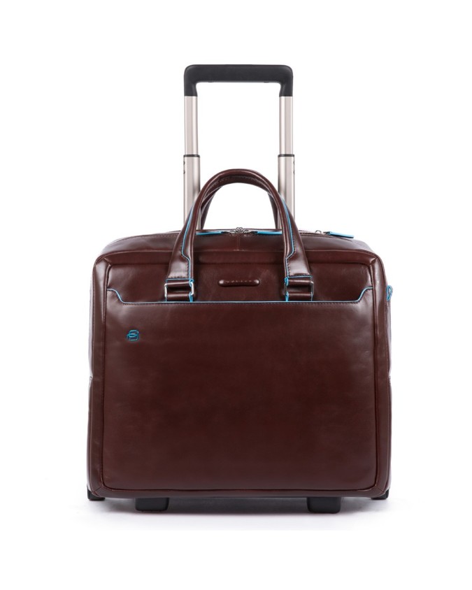 Cartelle con ruote Piquadro - Cartella trolley 2 ruote in pelle