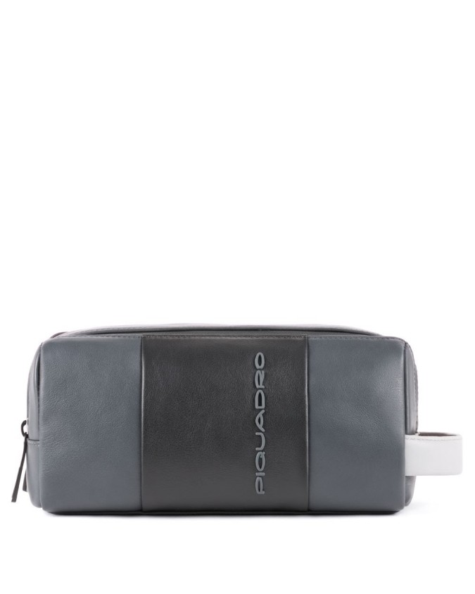 Pochette e Bustine Piquadro Beauty case in pelle Urban -