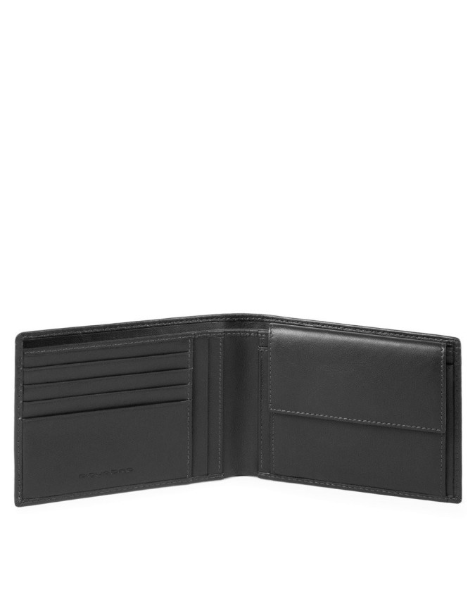 Piquadro - Portafoglio uomo in pelle con portamonete Urban