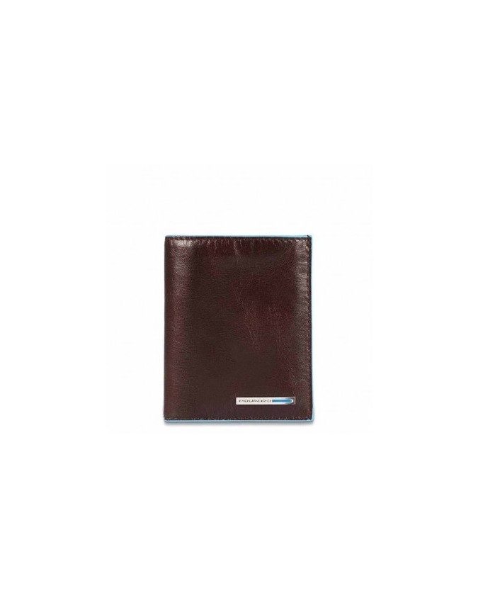 Piquadro - Portafoglio uomo con porta monete, porta carte Blue Square