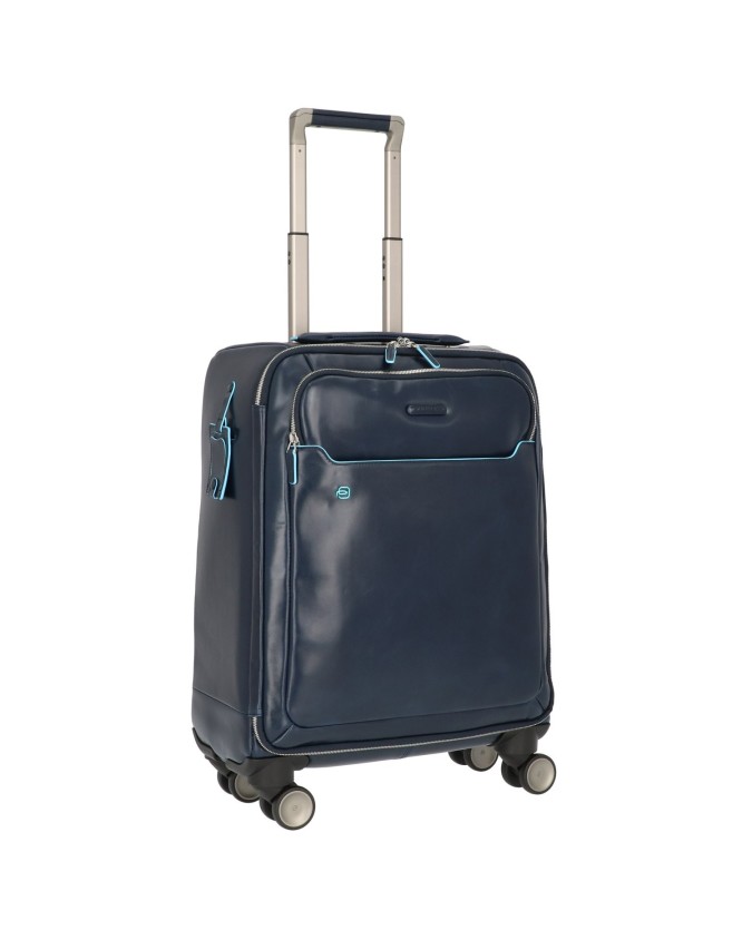 PIQUADRO - Trolley cabin slim in pelle - BV3849B2
