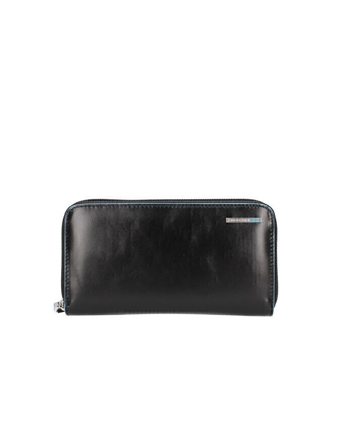 Piquadro - Portafogli Donna a quattro soffietti in pelle Blue Square