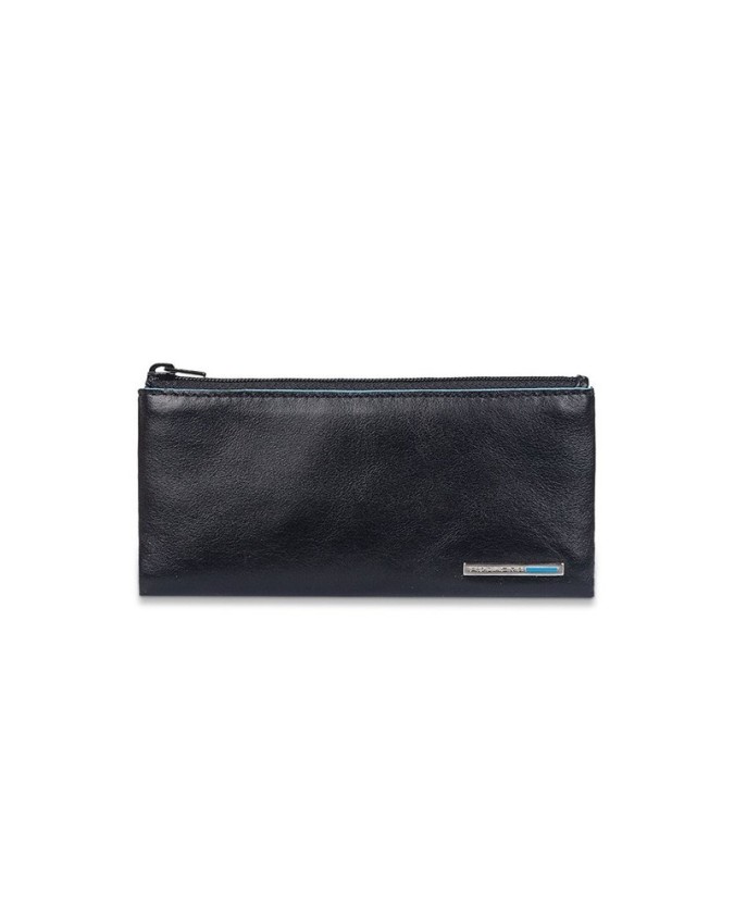 PIQUADRO - Astuccio Portachiavi in Pelle con un anello  - PC1514B2