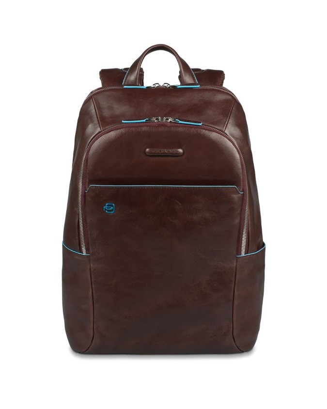 Piquadro -  Zaino in pelle porta computer 14'' Blue Square