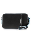 Pochette e Bustine Piquadro - Pochette uomo con tasca frontale