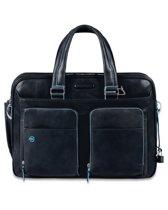 Piquadro Borsa porta PC 15" espandibile con tracolla Blue Square
