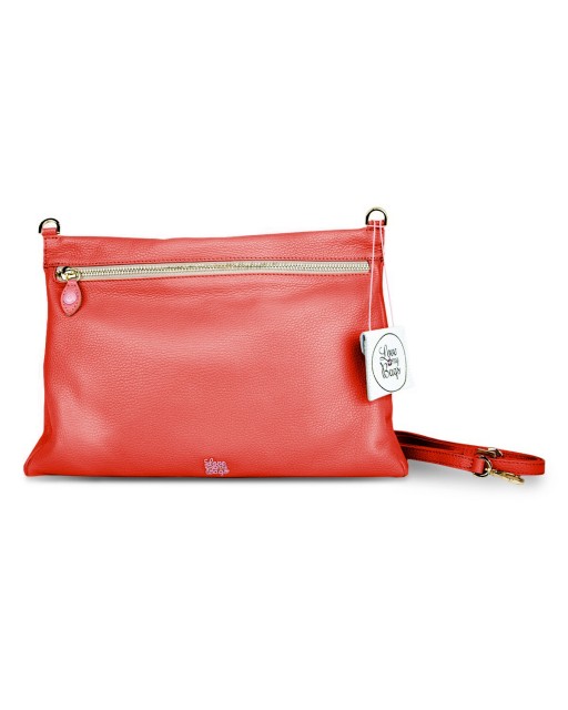 Borse a Tracolla Love My Bags Happy - Borsa/Pochette in vitello