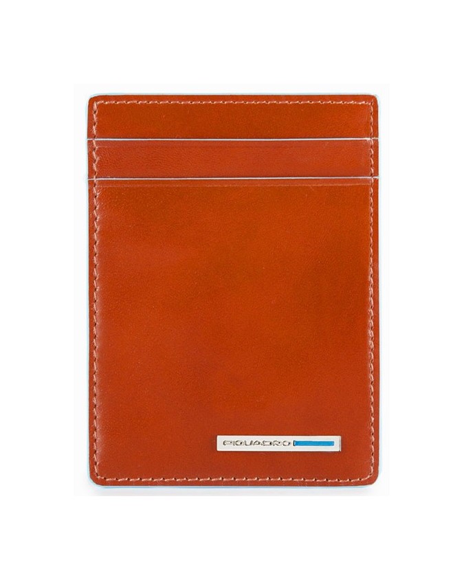 PIQUADRO - Porta carte credito,biglietti,ferma soldi - Arancio
