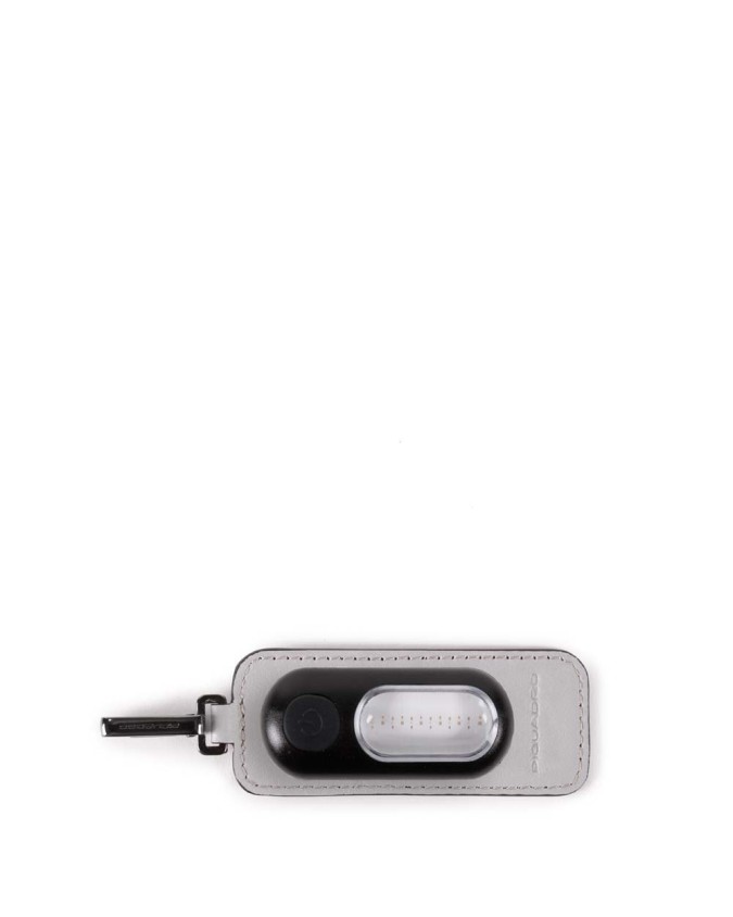 Etichette porta Indirizzo Piquadro - Address tag in pelle con