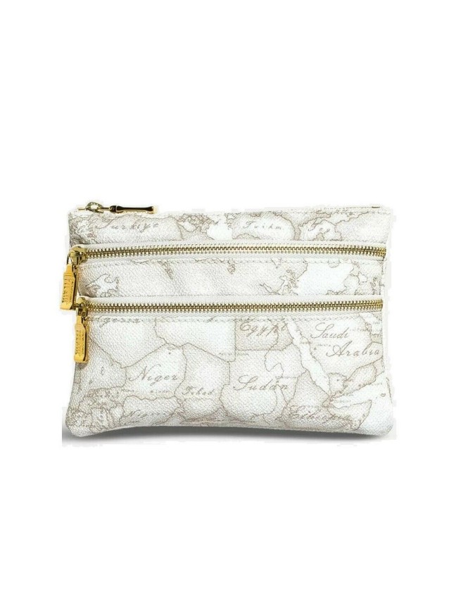 Beauty case Alviero Martini - Bustina porta tutto a 3 zip Geo