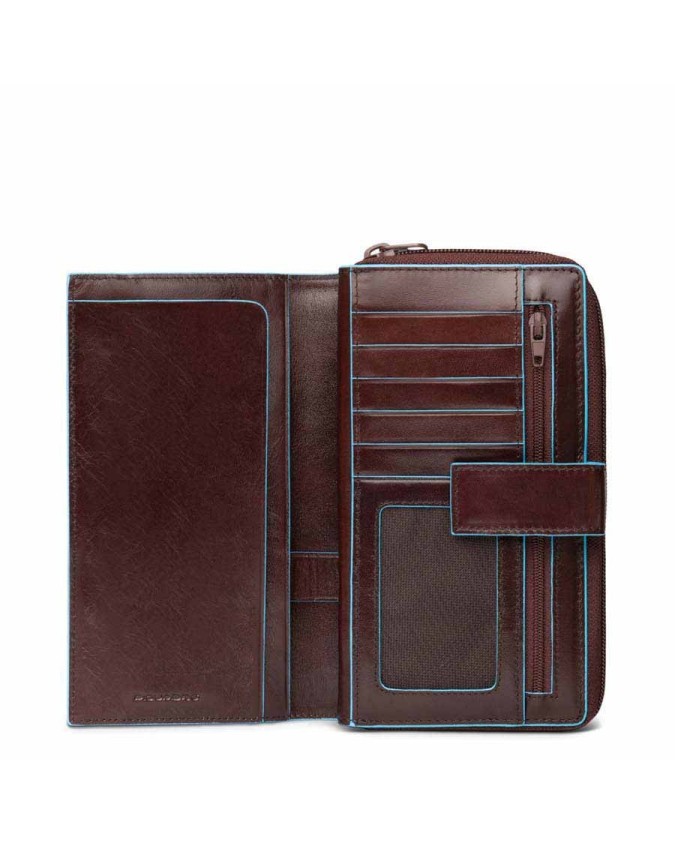 Portafoglio donna con organizzazione interna Blue Square
