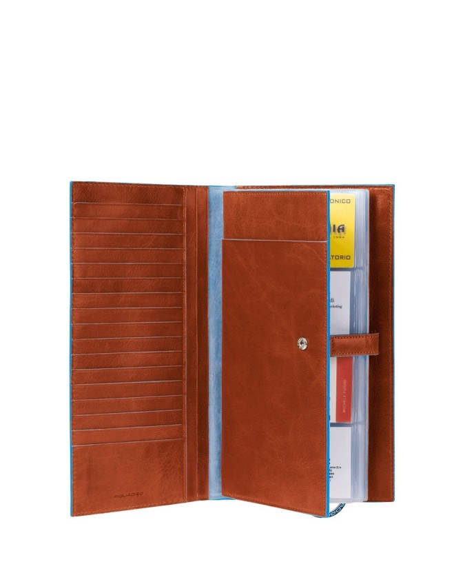 PIQUADRO - Porta biglietti da visita da tavolo Blue Square - Arancio - PP1667B2/AR