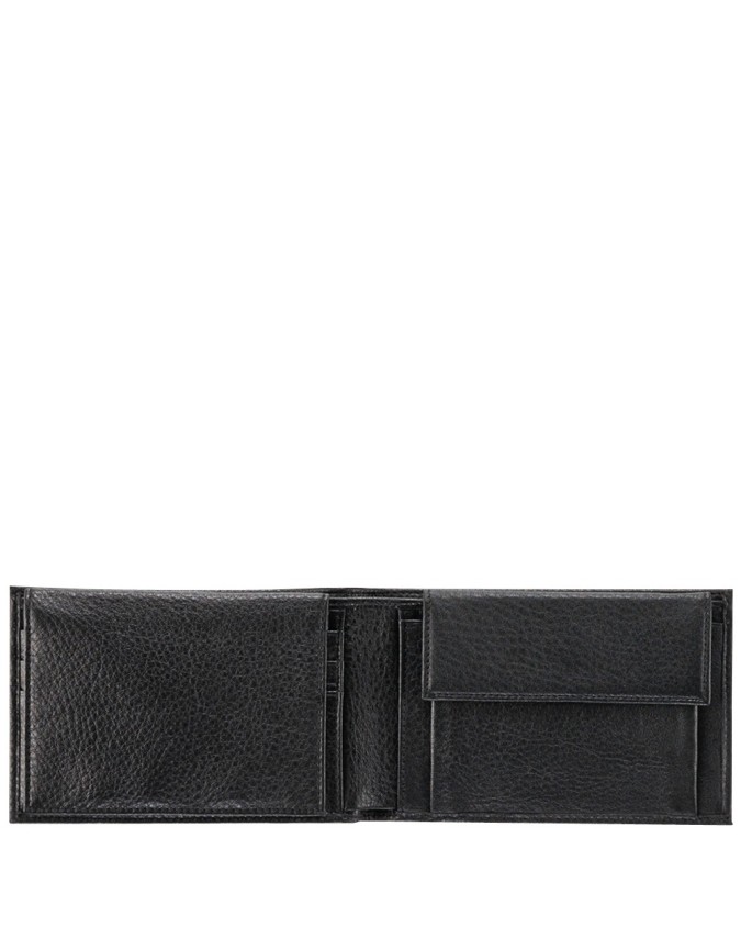 Portafogli Uomo PIQUADRO - Portafoglio uomo in pelle - Nero -