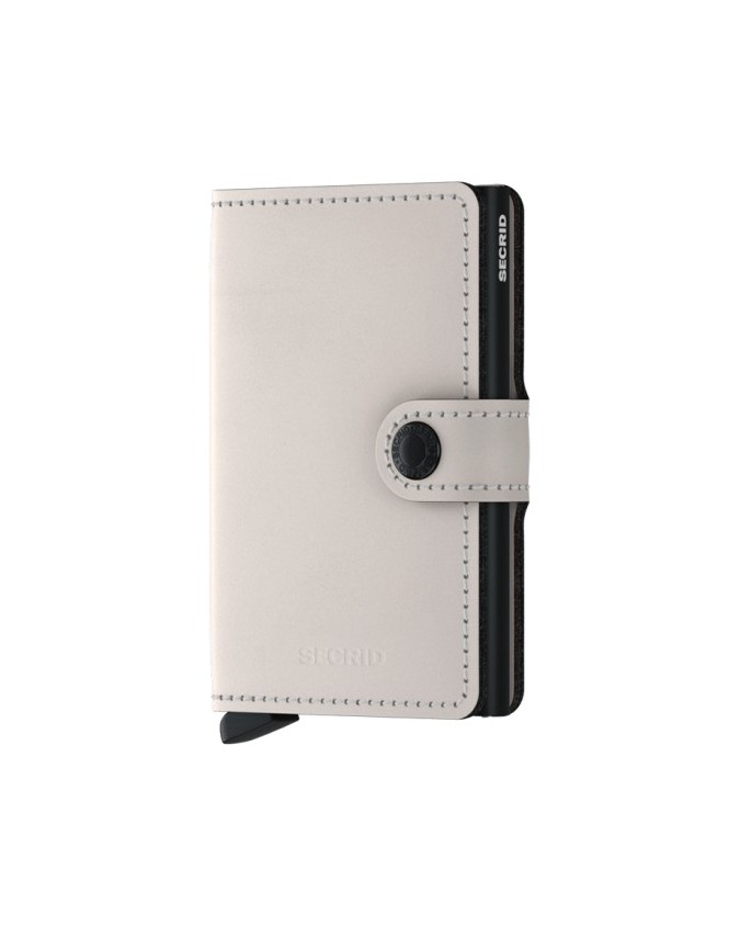 Portafogli Uomo Secrid - Miniwallet in pelle e alluminio Matte