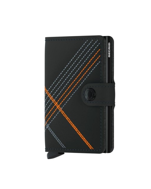 Portafogli Uomo Secrid - Miniwallet in pelle alluminio Matte