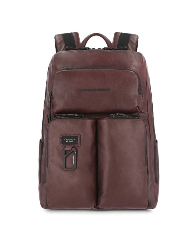 Zaini Porta PC Piquadro - Zaino in pelle porta pc 15'' con