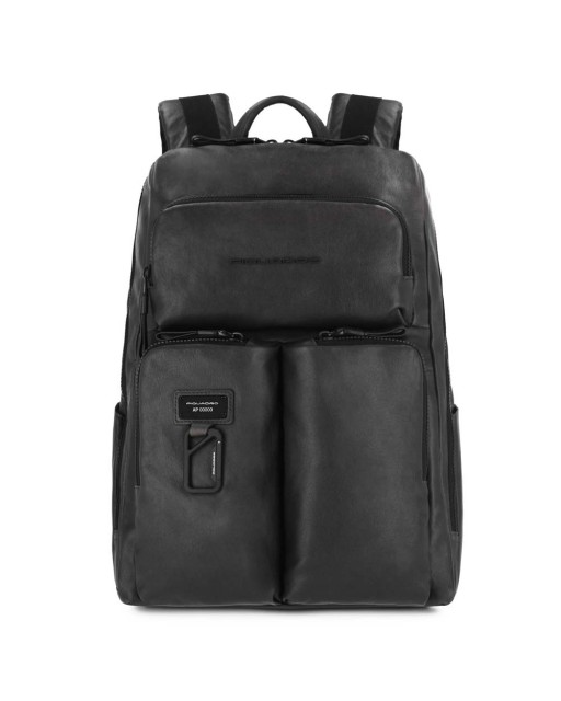 Zaini Porta PC Piquadro - Zaino in pelle porta pc 15'' con