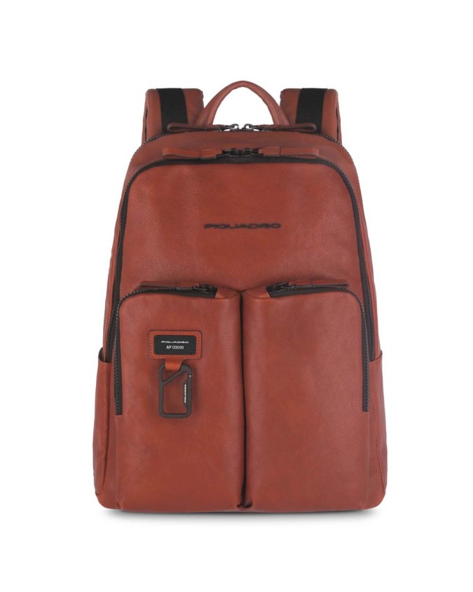 Zaini Porta PC Piquadro - Zaino in pelle porta pc 14'' e porta