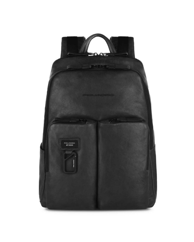 Zaini Porta PC Piquadro - Zaino in pelle porta pc 14'' e porta