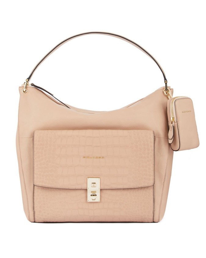 BORSE DA DONNA Piquadro - Borsa a secchiello hobo in pelle Dafne