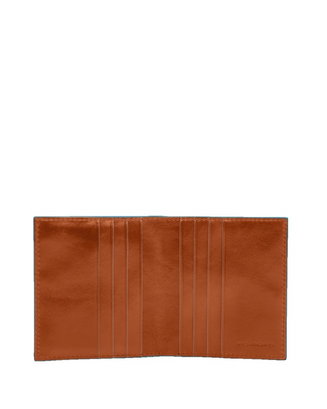 PIiquadro - Porta carte di credito in pelle Blue Square