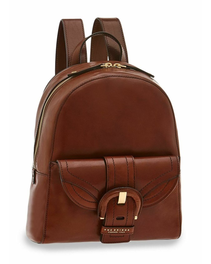 BORSE DA DONNA The Bridge - Zaino in pelle con tasca Anastasia