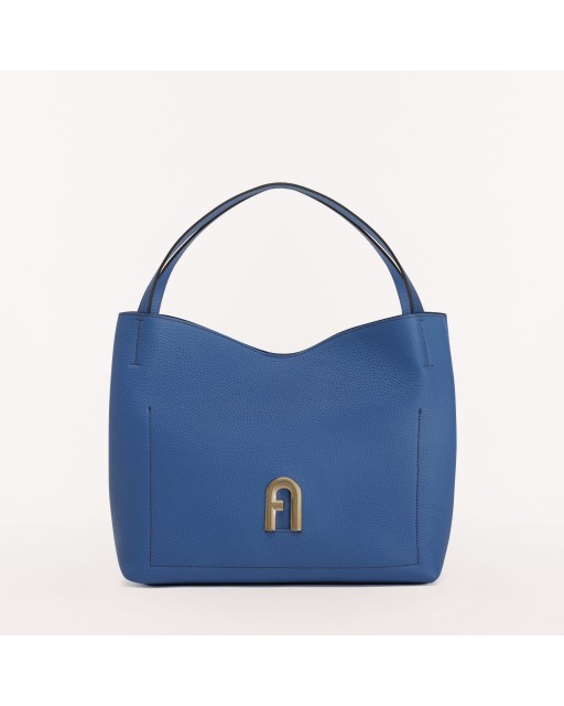 BORSE DA DONNA Furla - Borsa sotto spalla Hobo in pelle Primula
