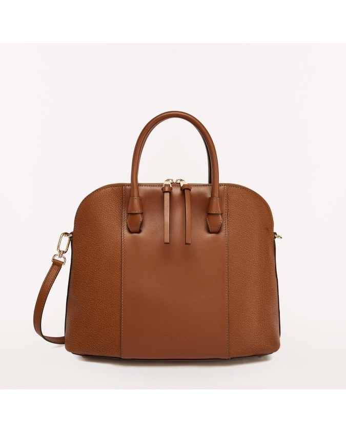BORSE DA DONNA Furla - Borsa a mano e a tracolla in pelle Dome