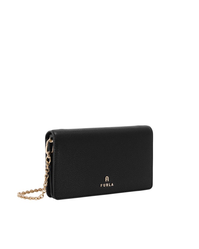 Portafogli Donna Furla - Portafoglio in pelle con catenella