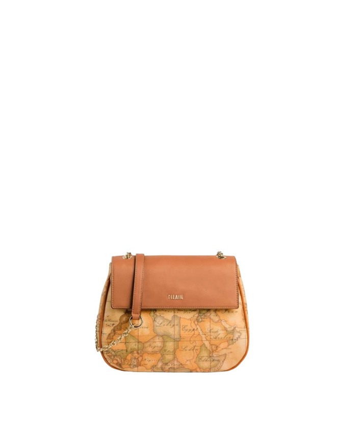 Alviero Martini Prima Classe - Borsa mini con battente in pelle Geo Classic