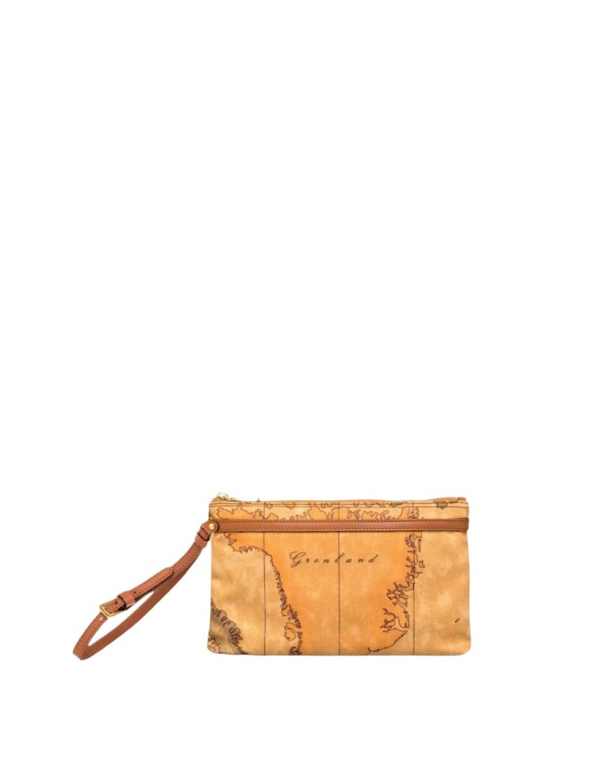 Alviero Martini Prima Classe - Clutch media con occhiello Geo Classic