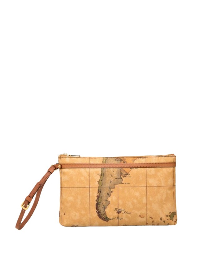 Alviero Martini Prima Classe -  Clutch grande con occhiello Geo Classic
