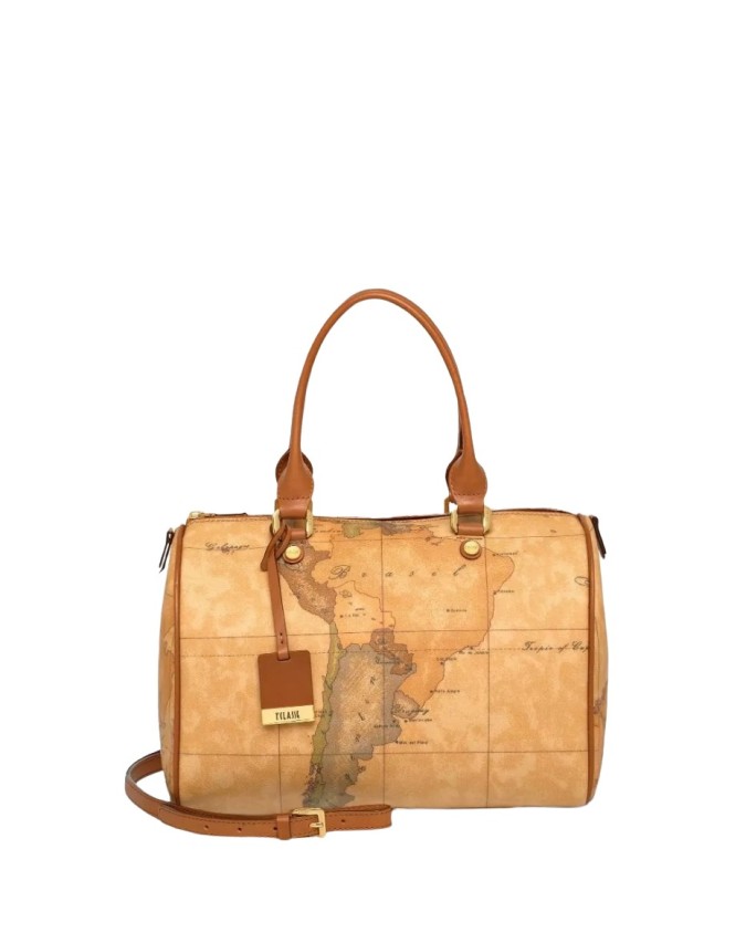 Alviero Martini Prima Classe - Borsa media a bauletto con tracolla Geo Classic