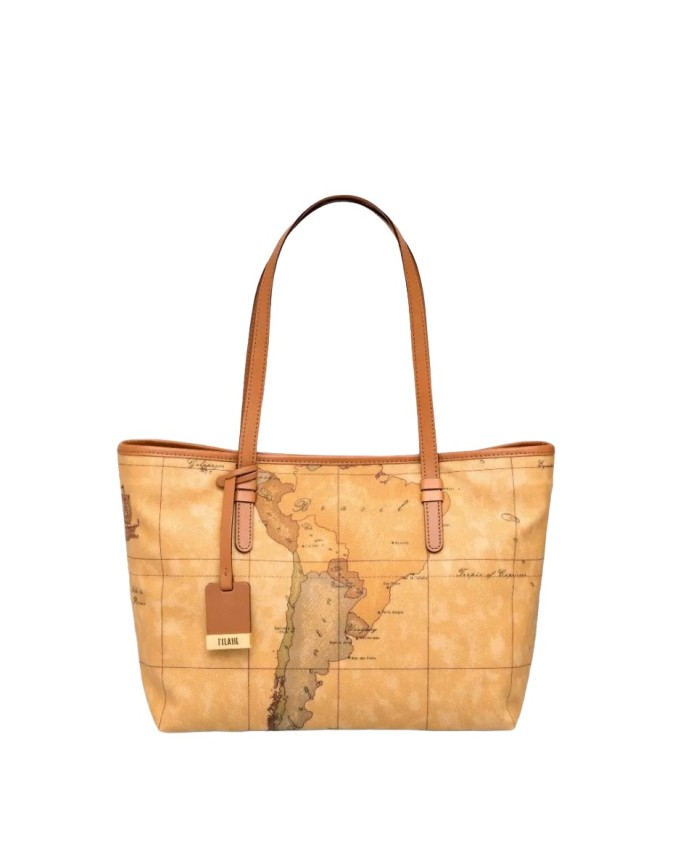 Alviero Martini Prima Classe -  Borsa shopping media con doppio manico Geo Classic
