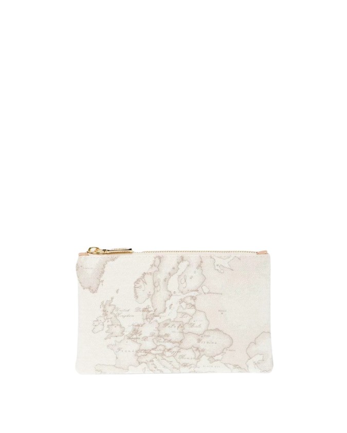 Alviero Martini Prima Classe - Pochette media rettangolare Geo White