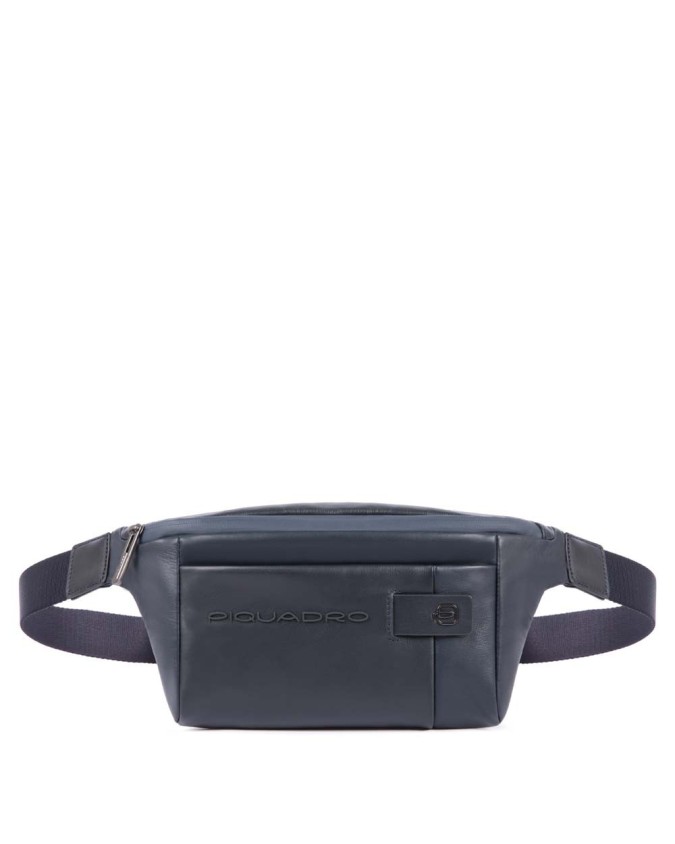 Piquadro - Marsupio Uomo in pelle con porta auricolari Urban
