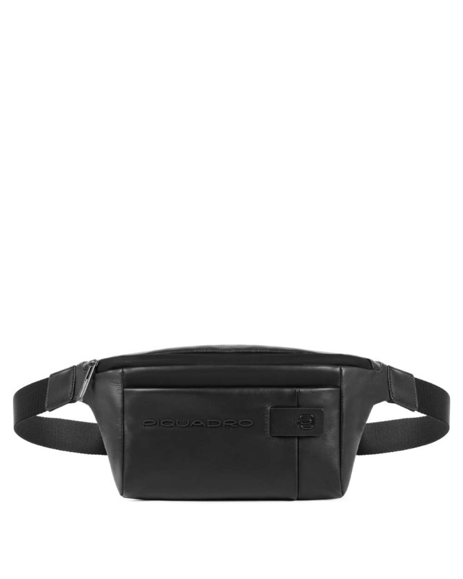 Piquadro - Marsupio Uomo in pelle con porta auricolari Urban
