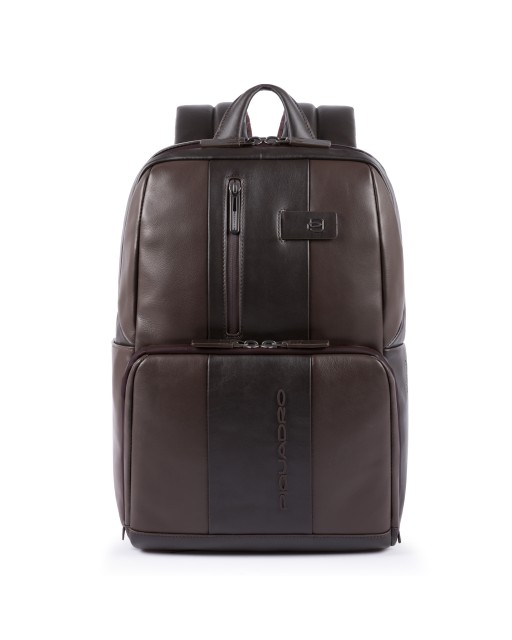 Piquadro - Zaino  in pelle porta PC 14'' e porta iPad Urban
