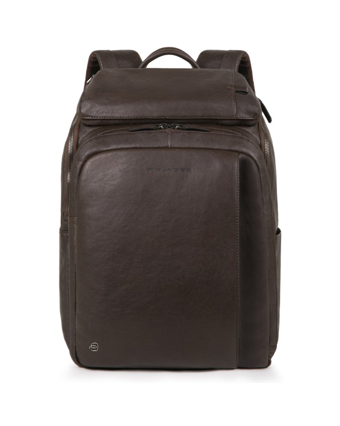 Piquadro - Zaino espandibile fast-check porta pc 15,6'' e porta iPad®10,5’’/9,7” Black Square