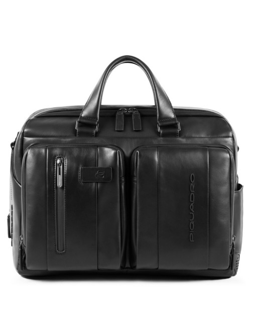 Piquadro  - Cartella porta pc 15,6'' in pelle due comparti Urban