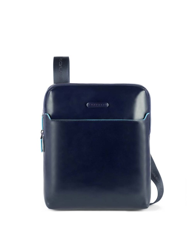 Piquadro - Borsello porta iPad® espandibile in pelle Blue Square